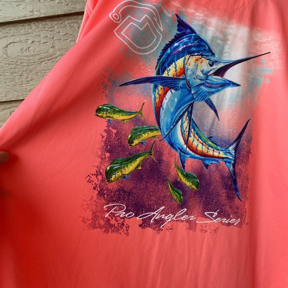 Magellan Outdoors Pro Men’s Marlin Hunt Popcorn Performance Long Sleeve Shirt - Picture 8 of 16